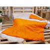 Letní přikrývka z dutého vlákna 140x200 Bílo-oranžová