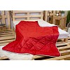 Prošívaná přikrývka Winter collection s beránkem 140x200 Červená