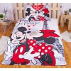 Bavlněné povlečení 140x200+70x90 Mickey & Minnie Je T'aime paris
