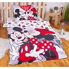 Bavlněné povlečení 140x200+70x90 Mickey & Minnie Je T'aime paris