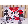 Bavlněné povlečení 140x200+70x90 Mickey & Minnie Je T'aime paris