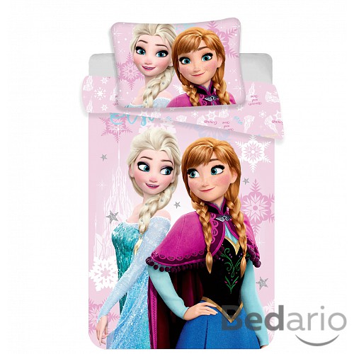 Dětské bavlněné povlečení Frozen sister love 100x135+40x60