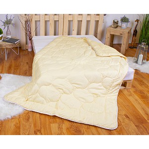 Prošívaná přikrývka ECONOMY Vanilková 140x200