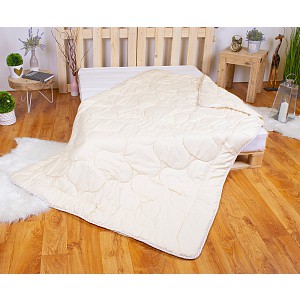 Prošívaná přikrývka ECONOMY Krémová 140x200