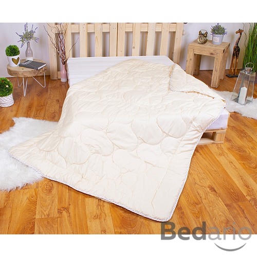 Prošívaná přikrývka ECONOMY Krémová 140x200