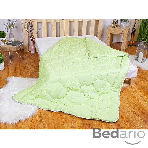 Prošívaná přikrývka ECONOMY Zelená 140x200