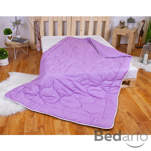 Prošívaná přikrývka ECONOMY Fialová 140x200