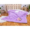 Prošívaná přikrývka ECONOMY Fialová 140x200