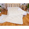 Prošívaná přikrývka ECONOMY Vanilková s bílou 140x200