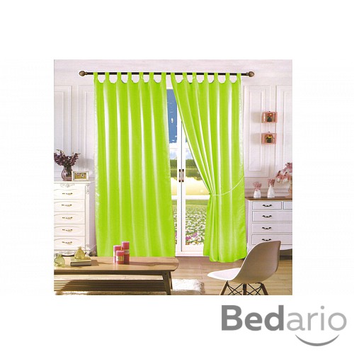 Saténové závěsy Home Art - 2 kusy Májová