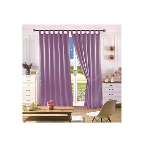 Saténové závěsy Home Art - 2 kusy Levandulová