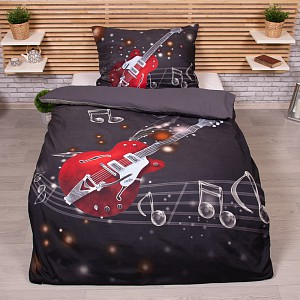 3D Povlečení 140x200+70x90 Kytara