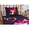 3D Povlečení 140x200+70x90 Violky