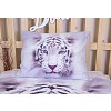 3D Povlečení 140x200+70x90 White tiger II