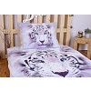 3D Povlečení 140x200+70x90 White tiger II