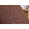 Povlečení mikrovlákno DeLuxe 140x200+70x90 Jemný ornament hnědý