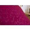 Povlečení mikrovlákno DeLuxe 140x200+70x90 Jemný ornament vínový