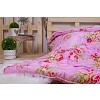Zimní prošívaná přikrývka WINTER 140x200 Růžové kytice