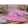 Zimní prošívaná přikrývka WINTER 140x200 Růžové kytice