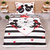 Bavlněné povlečení 140x200+70x90 Mickey & Minnie big love