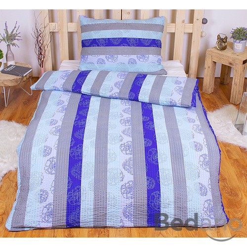 Krepové povlečení ECONOMY 140x200+70x90 Podvodní květ