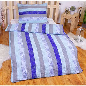 Krepové povlečení ECONOMY 140x200+70x90 Podvodní květ