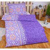 Bavlněné povlečení 140x200+70x90 Fialový krasohled