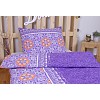 Bavlněné povlečení 140x200+70x90 Fialový krasohled