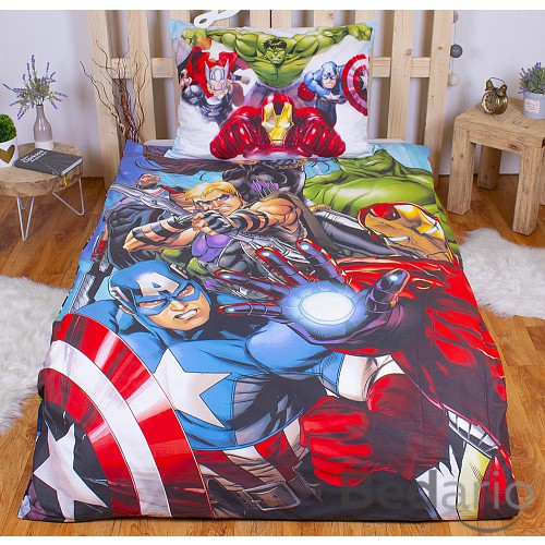 Bavlněné povlečení 140x200+70x90 Avengers Ultimate