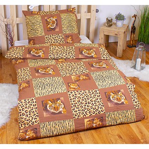 Krepové povlečení Exclusive 140x200+70x90 Šelmy