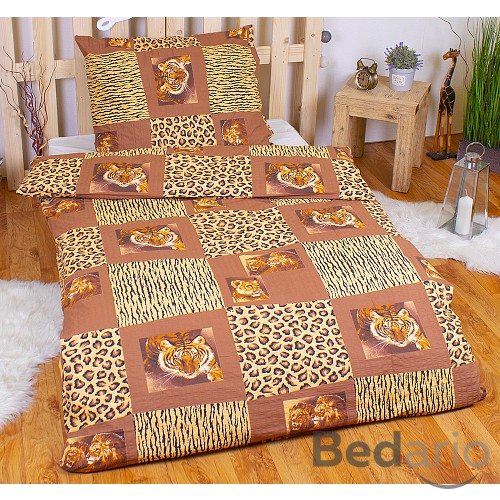 Krepové povlečení Exclusive 140x200+70x90 Šelmy