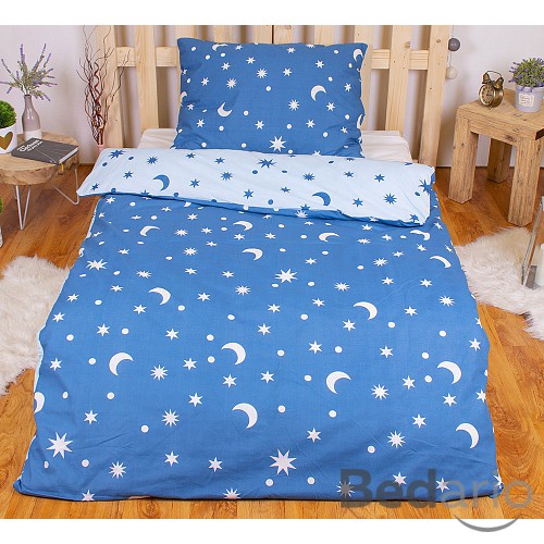 Bavlněné povlečení 140x200+70x90 Noc