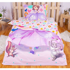 Bavlněné povlečení 140x200+70x90 Sofia Pink