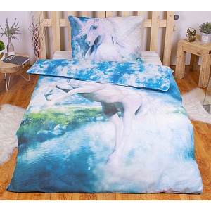 Bavlněné povlečení 140x200+70x90 Pegas