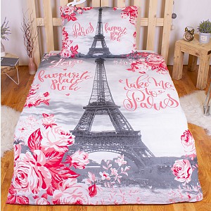 Bavlněné povlečení PARIS ROSES 140x200+70x90