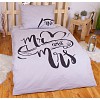 Bavlněné povlečení 140x200+70x90 Mr. & Mrs.