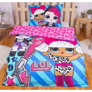 Bavlněné povlečení 140x200+70x90 LOL Surprise