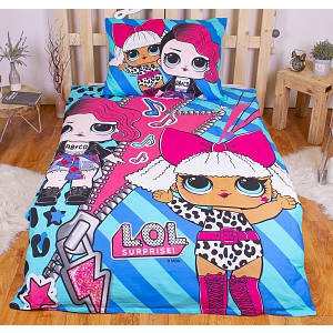 Bavlněné povlečení 140x200+70x90 LOL Surprise