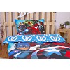 Bavlněné povlečení 140x200+70x90 Avengers lightings ve tmě svítí