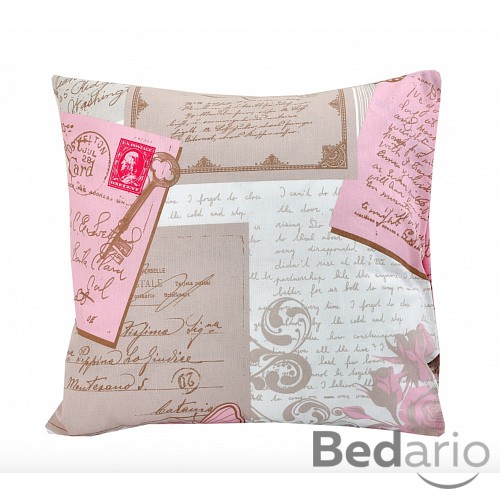 Bavlněný povlak Zamilované psaní 40x40