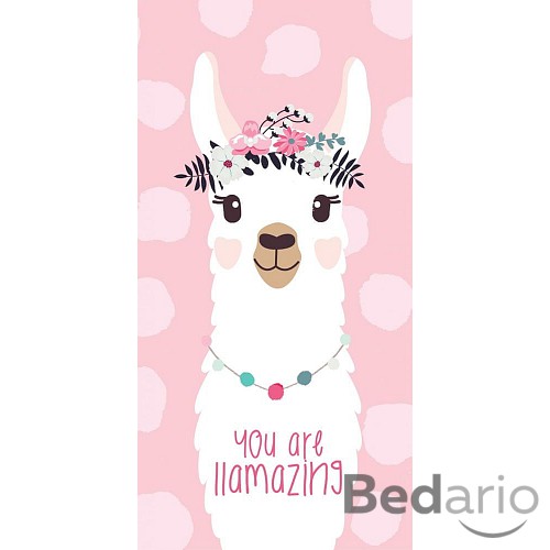 Osuška 70x140 - Lama Pink