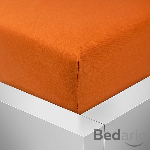 Jersey prostěradlo 180x200 Premium - Cihlová