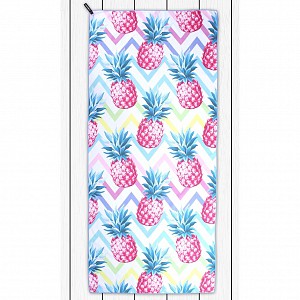 Rychloschnoucí plážová osuška BEACH 80x180 - Pineapple