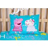 Bavlněné povlečení 140x200+70x90 Peppa a Zuzka