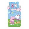 Bavlněné povlečení 140x200+70x90 Peppa a Zuzka