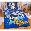 Bavlněné povlečení 140x200+70x90 Star Wars Blue