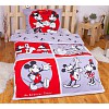 Bavlněné povlečení 140x200+70x90 Mickey & Minnie Classics