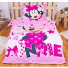 Bavlněné povlečení 140x200+70x90 Minnie pink ve tmě svítí