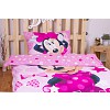 Bavlněné povlečení 140x200+70x90 Minnie pink ve tmě svítí