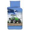 Bavlněné povlečení Good morning 140x200+70x90 Traktor